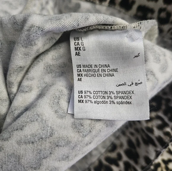 Charter Club Denim Jacket w/leopard print. - Picture 11 of 11